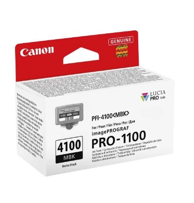 Canon Μελάνι Inkjet PFI4100MBK Matte Black (6776C001) (CANPFI-4100MBK)
