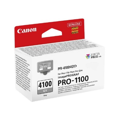 Canon Μελάνι Inkjet PFI4100GY Grey (6783C001) (CANPFI-4100GY)