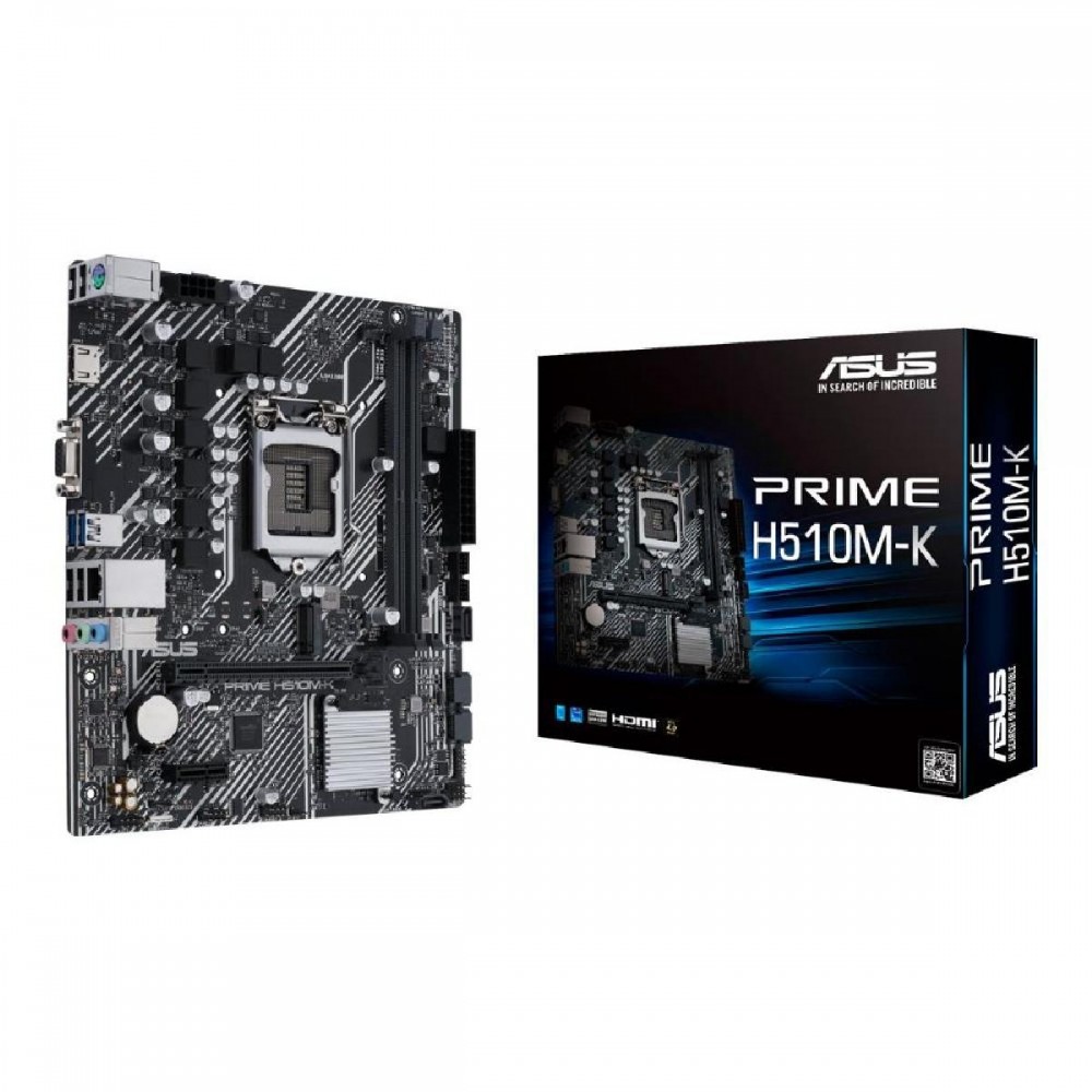Asus PRIME H510M-K Motherboard Micro ATX με Intel 1200 Socket (90MB17N0-M0EAY0) (ASU90MB17N0-M0EAY0) Asus PRIME H510M-K Motherboard Micro ATX με Intel 1200 Socket (90MB17N0-M0EAY0) (ASU90MB17N0-M0EAY0)