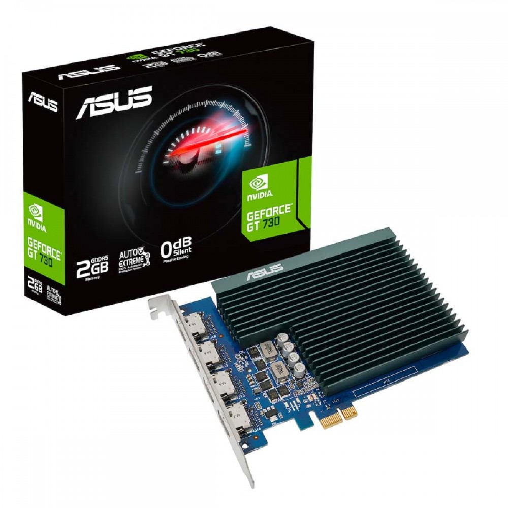 VGA ASUS GeForce GT 730 2GB GDDR5 with 4 HDMI(90YV0H20-M0NA00) (ASU90YV0H20-M0NA00) VGA ASUS GeForce GT 730 2GB GDDR5 with 4 HDMI(90YV0H20-M0NA00) (ASU90YV0H20-M0NA00)