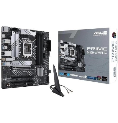 ASUS PRIME B660M-A WIFI D4 Intel B660 LGA 1700 micro ATX (90MB1AE0-M1EAY0) (ASU90MB1AE0-M1EAY0) ASUS PRIME B660M-A WIFI D4 Intel B660 LGA 1700 micro ATX (90MB1AE0-M1EAY0) (ASU90MB1AE0-M1EAY0)