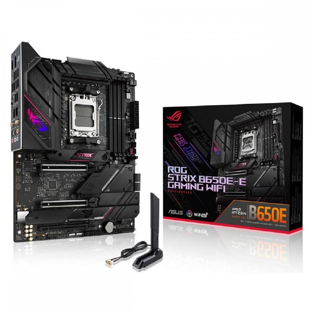 ASUS ROG STRIX B650E-E GAMING WIFI AMD B650 Socket AM5 ATX (90MB1BB0-M0EAY0) (ASU90MB1BB0-M0EAY0) ASUS ROG STRIX B650E-E GAMING WIFI AMD B650 Socket AM5 ATX (90MB1BB0-M0EAY0) (ASU90MB1BB0-M0EAY0)