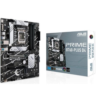 ASUS PRIME B760-PLUS D4 Intel B760 LGA 1700 ATX (90MB1CW0-M1EAY0) (ASU90MB1CW0-M1EAY0)