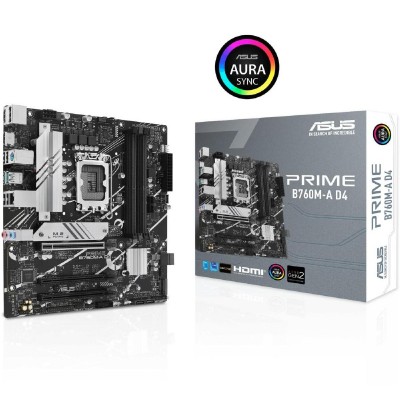 ASUS PRIME B760M-A WIFI D4 Intel B760 LGA 1700 micro ATX (90MB1CX0-M1EAY0) (ASU90MB1CX0-M1EAY0) ASUS PRIME B760M-A WIFI D4 Intel B760 LGA 1700 micro ATX (90MB1CX0-M1EAY0) (ASU90MB1CX0-M1EAY0)