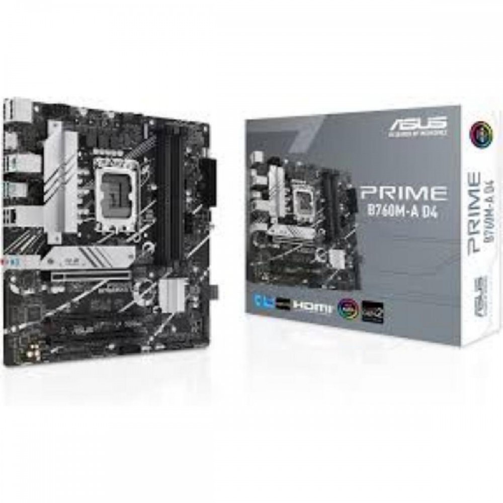 ASUS PRIME B760M-A D4-CSM Intel B760 LGA 1700 micro ATX (90MB1D00-M1EAYC) (ASU90MB1D00-M1EAYC) ASUS PRIME B760M-A D4-CSM Intel B760 LGA 1700 micro ATX (90MB1D00-M1EAYC) (ASU90MB1D00-M1EAYC)