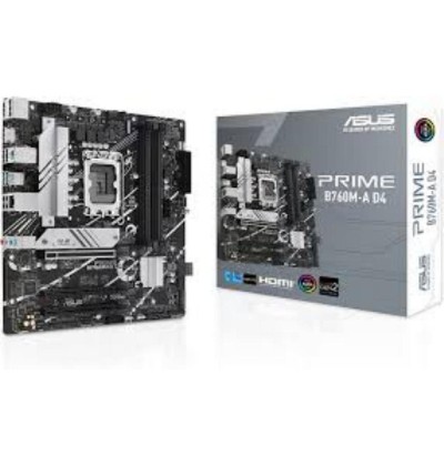 ASUS PRIME B760M-A D4-CSM Intel B760 LGA 1700 micro ATX (90MB1D00-M1EAYC) (ASU90MB1D00-M1EAYC) ASUS PRIME B760M-A D4-CSM Intel B760 LGA 1700 micro ATX (90MB1D00-M1EAYC) (ASU90MB1D00-M1EAYC)