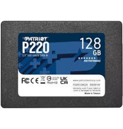 Patriot P220 128 GB Black SATA III 6 Gb/s 25 Patriot P220 128 GB Black SATA III 6 Gb/s 25