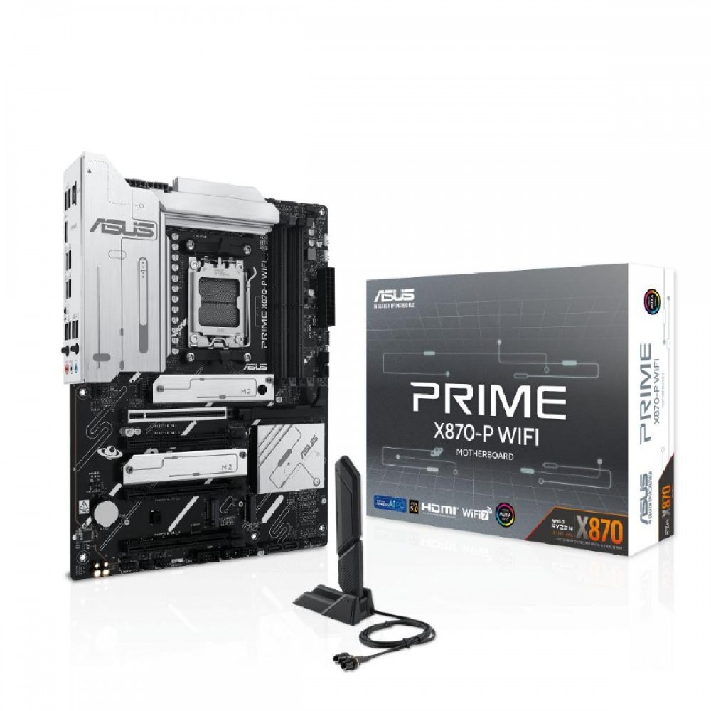 ASUS Prime X870-P WIFI AMD X870 Socket AM5 ATX (90MB1IS0-M0EAY0) (ASU90MB1IS0-M0EAY0) ASUS Prime X870-P WIFI AMD X870 Socket AM5 ATX (90MB1IS0-M0EAY0) (ASU90MB1IS0-M0EAY0)