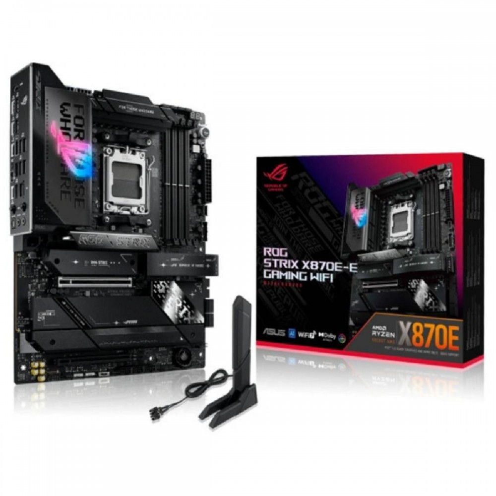 ASUS ROG STRIX X870E-E GAMING WIFI AMD X870E Socket AM5 ATX (90MB1IB0-M0EAY0) (ASU90MB1IB0-M0EAY0) ASUS ROG STRIX X870E-E GAMING WIFI AMD X870E Socket AM5 ATX (90MB1IB0-M0EAY0) (ASU90MB1IB0-M0EAY0)