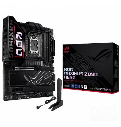 ASUS ROG MAXIMUS Z890 HERO Intel Z890 LGA 1851 (Socket V1) ATX (90MB1ID0-M0EAY0) (ASU90MB1ID0-M0EAY0)