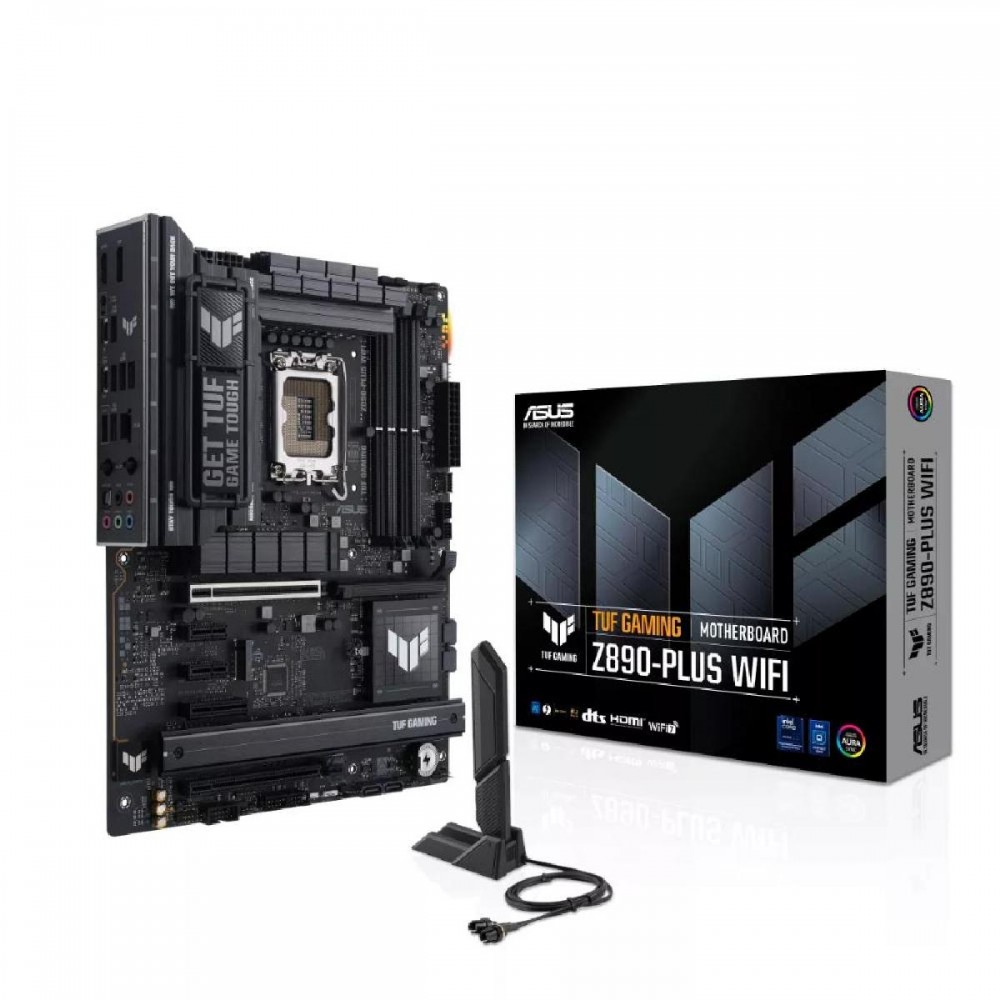 ASUS TUF GAMING Z890-PLUS WIFI Intel Z890 LGA 1851 (Socket V1) ATX (90MB1IQ0-M0EAY0) (ASU90MB1IQ0-M0EAY0)