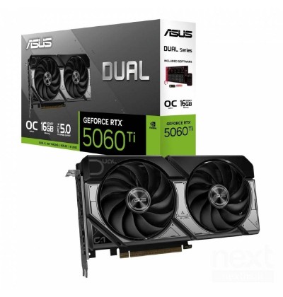 Asus GeForce RTX 5060 Ti 16GB GDDR7 Dual OC (90YV0MH0-M0NA00) (ASU90YV0MH0-M0NA00) Asus GeForce RTX 5060 Ti 16GB GDDR7 Dual OC (90YV0MH0-M0NA00) (ASU90YV0MH0-M0NA00)