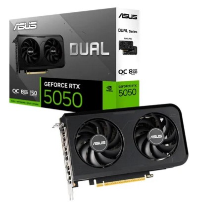 Asus GeForce RTX 5050 8GB GDDR6 Dual OC Edition (90YV0N72-M0NA00) (ASU90YV0N72-M0NA00)