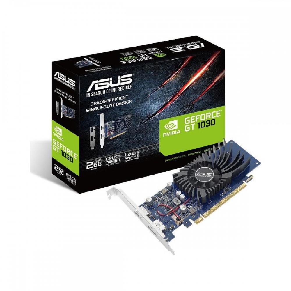 VGA ASUS GeForce GT 1030 2GB GDDR5 low profile (with I/O port brackets) (90YV0AT2-M0NA00) (ASU90YV0AT2-M0NA00) VGA ASUS GeForce GT 1030 2GB GDDR5 low profile (with I/O port brackets) (90YV0AT2-M0NA00) (ASU90YV0AT2-M0NA00)