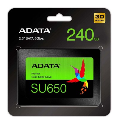 ADATA SSD 240GB Ultimate SU650  (ASU650SS-240GT-R) (ADTASU650SS-240GT-R)