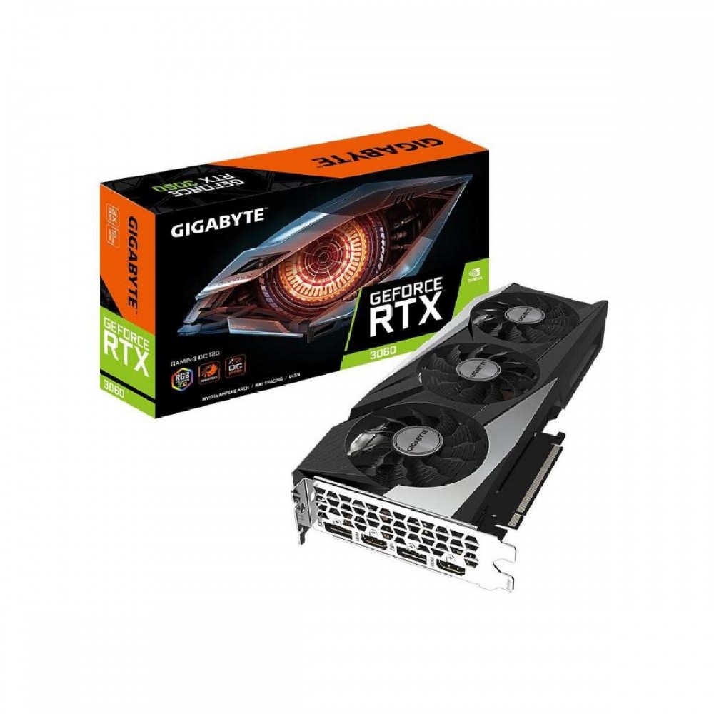 Gigabyte GeForce RTX 3060 12GB GDDR6 Gaming OC (rev. 2.0) Κάρτα Γραφικών (GV-N3060GAMING OC-12GD 2.) (GIGGV-N3060GAMING-OC-12GD-2) Gigabyte GeForce RTX 3060 12GB GDDR6 Gaming OC (rev. 2.0) Κάρτα Γραφικών (GV-N3060GAMING OC-12GD 2.) (GIGGV-N3060GAMING-OC-12GD-2)