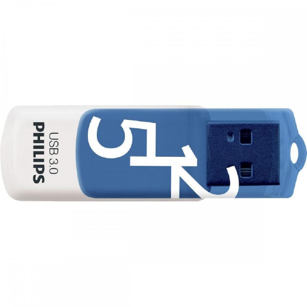 Philips Vivid 512GB USB 3.0 Stick Λευκό (FM51FD001B/00) (PHIFM51FD001B-00) Philips Vivid 512GB USB 3.0 Stick Λευκό (FM51FD001B/00) (PHIFM51FD001B-00)