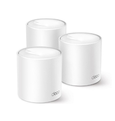 TP-LINK Deco X10 AX1500 Whole Home Mesh Wi-Fi 6 System Dual Band (2.4 and 5GHz) (DECO X10(3-PACK) (TPDECOX10-3PACK)