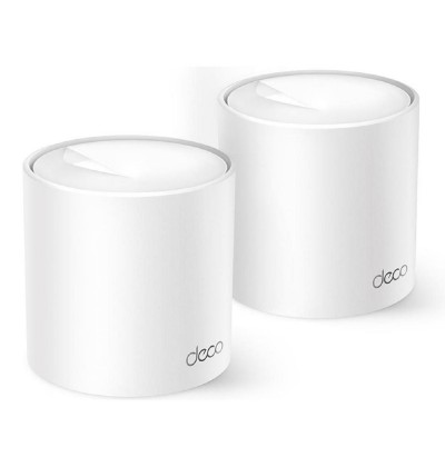 TP-LINK Deco X10 AX1500 Whole Home Mesh Wi-Fi 6 System Dual Band (2.4 and 5GHz) (DECO X10(2-PACK) (TPDECOX10-2PACK)