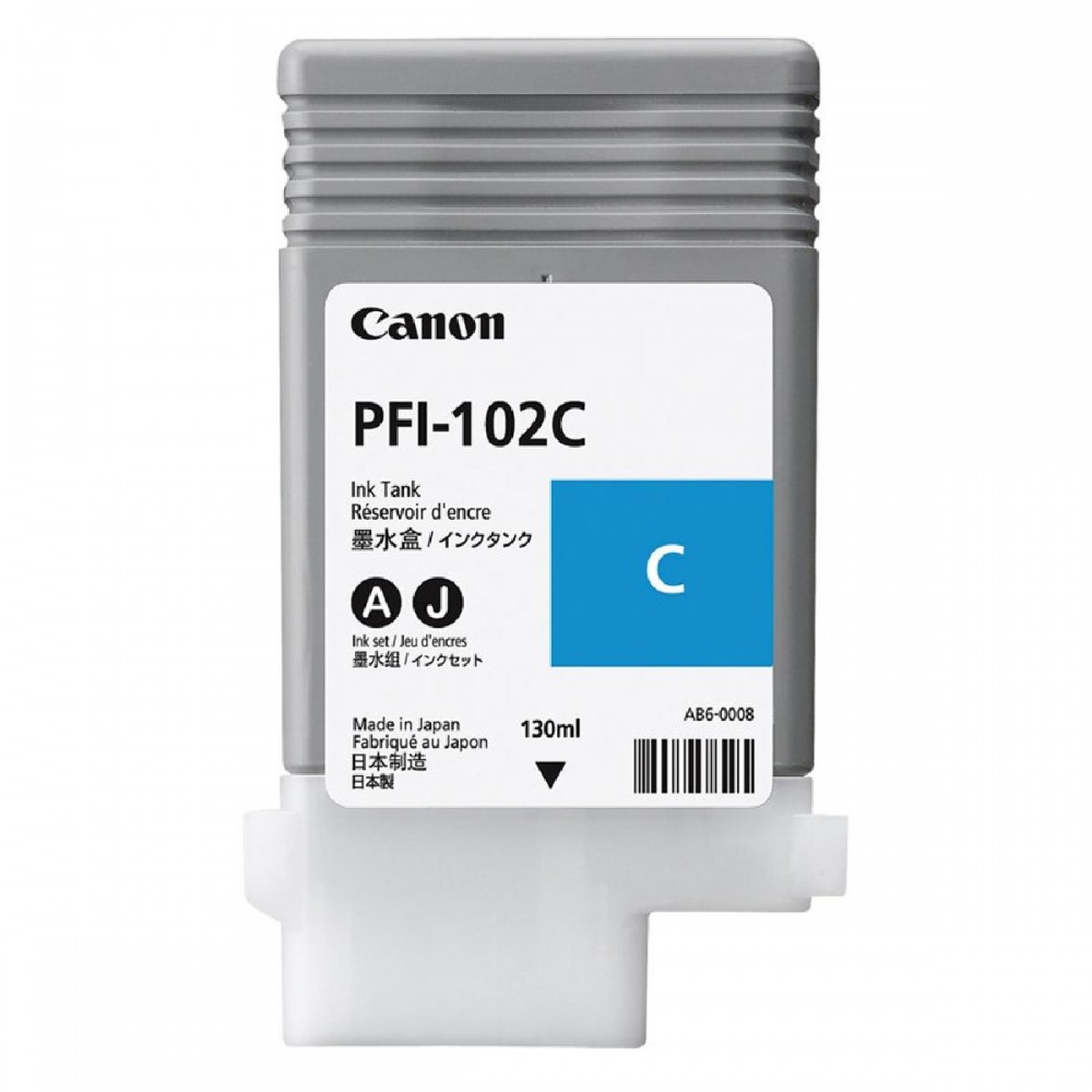 Canon Μελάνι Inkjet PFI-102C Cyan (0896B001) (CAN-LF102C)