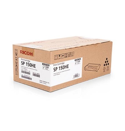 RICOH SP-150 SERIES TNR CRTR BLACK HC (1.5k) (408010) (RICTSP150HC) RICOH SP-150 SERIES TNR CRTR BLACK HC (1.5k) (408010) (RICTSP150HC)
