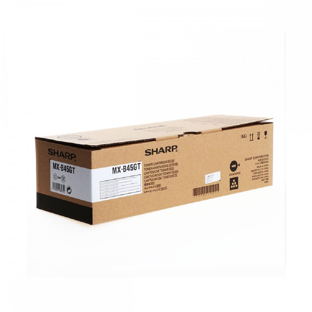 Sharp toner black cartridge for use in Sharp MX-B 356 W/ 450 Series/ 455 WP and 456 W and others (MXB45GT) (SHAMXB45GT) Sharp toner black cartridge for use in Sharp MX-B 356 W/ 450 Series/ 455 WP and 456 W and others (MXB45GT) (SHAMXB45GT)