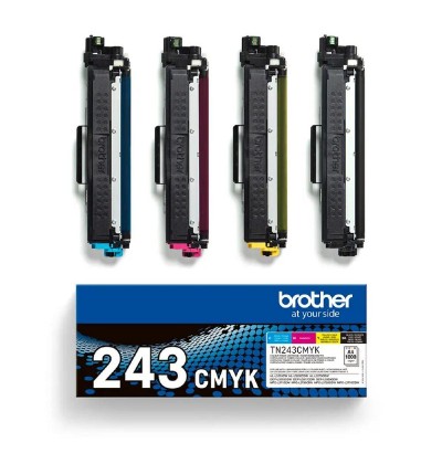 Brother Multipack Toner Laser Εκτυπωτή Μαύρο/Κίτρινο/Κυανό/Ματζέντα 4τμχ (TN243CMYK) (BROTN243CMYK) Brother Multipack Toner Laser Εκτυπωτή Μαύρο/Κίτρινο/Κυανό/Ματζέντα 4τμχ (TN243CMYK) (BROTN243CMYK)