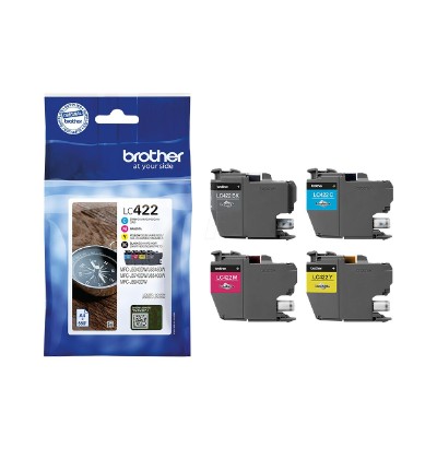 Brother Μελάνι Inkjet LC Black, Cyan, Magenta, Yellow Cartridge (LC422VAL) (BROLC422VAL) Brother Μελάνι Inkjet LC Black, Cyan, Magenta, Yellow Cartridge (LC422VAL) (BROLC422VAL)