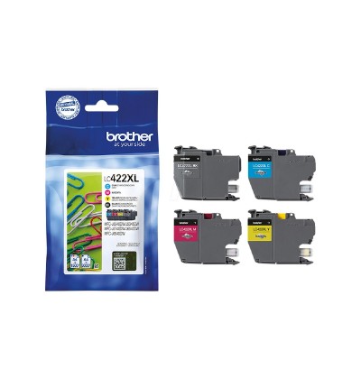 Brother Μελάνι Inkjet LC Black, Cyan, Magenta, Yellow Cartridge (LC422XLVAL) (BROLC422XLVAL) Brother Μελάνι Inkjet LC Black, Cyan, Magenta, Yellow Cartridge (LC422XLVAL) (BROLC422XLVAL)