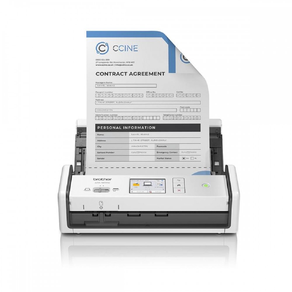 Brother ADS-1800W A4 Portable Sheetfed Scanner (ADS1800WZU1) (BROADS1800WZU1)