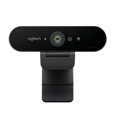 Logitech Webcam BRIO 4K  (Black, Ultra HD) (LOGBRIO4K)
