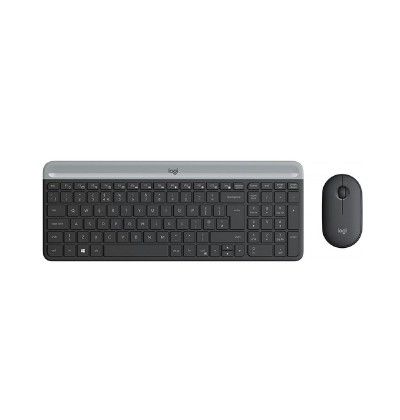Logitech MK470 Slim Wireless Combo Graphite,US International (Qwerty) (920-009204) (LOGMK470GRPH)