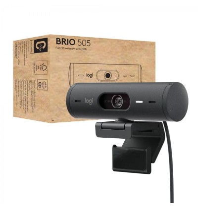 Logitech Webcam Brio 505 Black (960-001459) (LOGBRIO505BK) Logitech Webcam Brio 505 Black (960-001459) (LOGBRIO505BK)