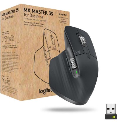 Logitech MX Master 3S for Business Mouse Black (910-006582) (LOGMXMASTER3SBK)