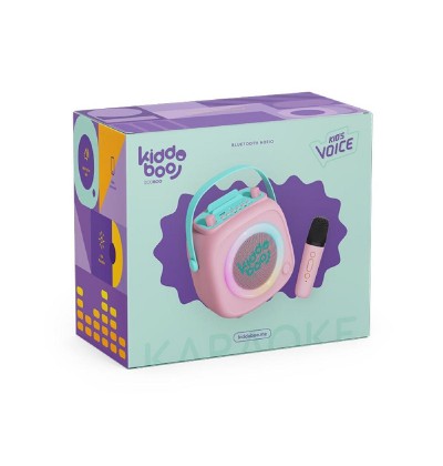 Kiddoboo KidsVoice BT Speaker & Mic Pink  (KB23028PNK) Kiddoboo KidsVoice BT Speaker & Mic Pink  (KB23028PNK)