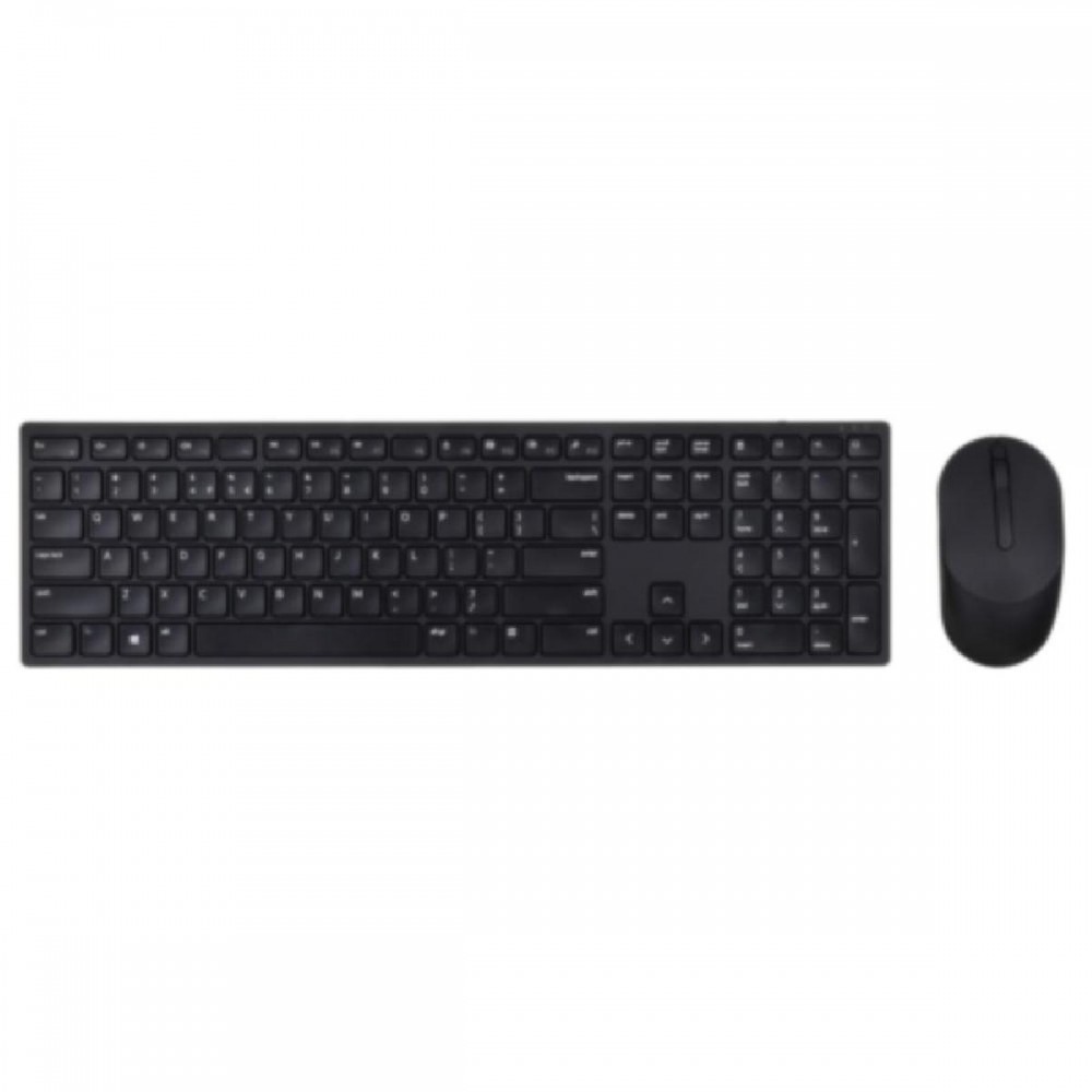 Dell Mouse and keyboard set KM5221W US-Int RTL Black (580-AJRC) (DEL580-AJRC)