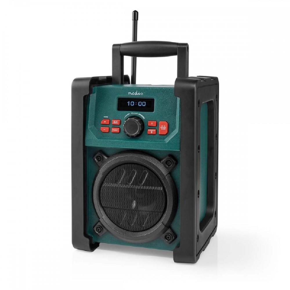 Nedis Φορητό Ραδιόφωνο Ρεύματος / Μπαταρίας DAB+ με Bluetooth Black / Green (RDDB3100GN) (NEDRDDB3100GN) Nedis Φορητό Ραδιόφωνο Ρεύματος / Μπαταρίας DAB+ με Bluetooth Black / Green (RDDB3100GN) (NEDRDDB3100GN)