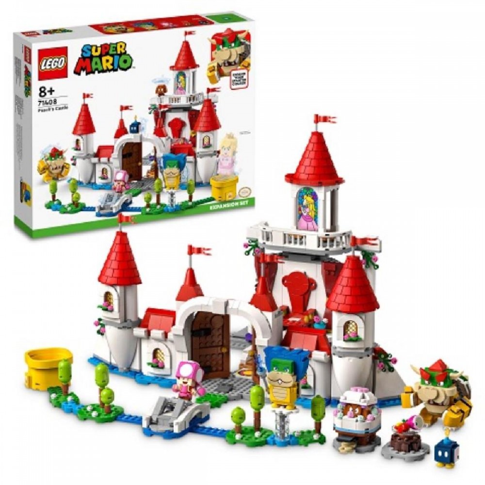 Lego Super Mario Princess Peach Palace? Expansion Set (To Be Combined With Starter Set Time Block With Bowser Ludwig Toadette And Goomba Figures) (71408) (LGO71408) Lego Super Mario Princess Peach Palace? Expansion Set (To Be Combined With Starter Set Time Block With Bowser Ludwig Toadette And Goomba Figures) (71408) (LGO71408)