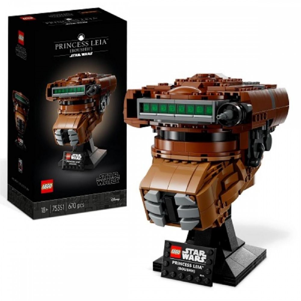 Lego Star Wars Princess Leia (Boushh) Helmet (75351) (LGO75351) Lego Star Wars Princess Leia (Boushh) Helmet (75351) (LGO75351)