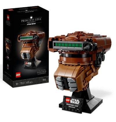 Lego Star Wars Princess Leia (Boushh) Helmet (75351) (LGO75351) Lego Star Wars Princess Leia (Boushh) Helmet (75351) (LGO75351)