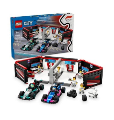Lego City F1 Garage With Mercedes-Amg & Alpine Racing Cars (60444) (LGO60444) Lego City F1 Garage With Mercedes-Amg & Alpine Racing Cars (60444) (LGO60444)