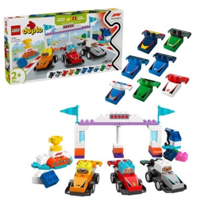 Lego Duplo F1 Team Racing Cars With Racers (10445) (LGO10445) Lego Duplo F1 Team Racing Cars With Racers (10445) (LGO10445)