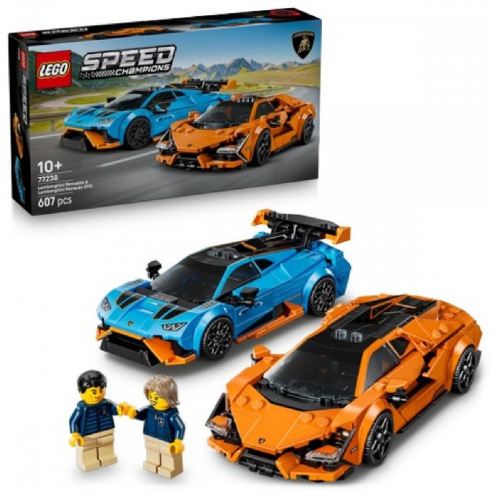 Lego Speed ​​Champions Lamborghini Revuelto and Huracán STO (77238) (LGO77238)