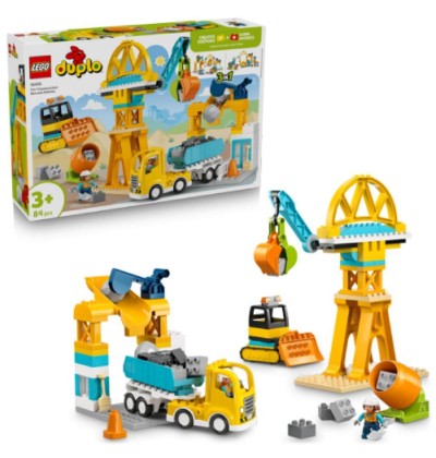 Lego DUPLO Town Construction Site with Construction Vehicles - 3-in-1 Set (10476) (LGO10476)