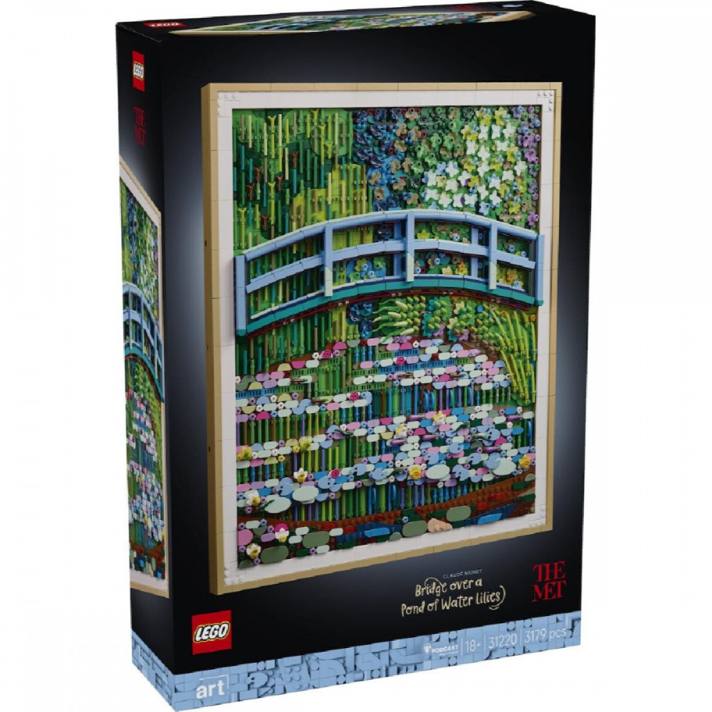 Lego Art Claude Monet Bridge over a Water Lily Pond (31220) (LGO31220) Lego Art Claude Monet Bridge over a Water Lily Pond (31220) (LGO31220)