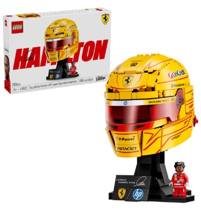 Lego Editions Scuderia Ferrari HP Lewis Hamilton Helmet (43022) (LGO43022) Lego Editions Scuderia Ferrari HP Lewis Hamilton Helmet (43022) (LGO43022)