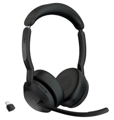 Jabra Headset Evolve2 55 MS Stereo Bluetooth USB-C (25599-999-899) (JAB25599-999-899) Jabra Headset Evolve2 55 MS Stereo Bluetooth USB-C (25599-999-899) (JAB25599-999-899)