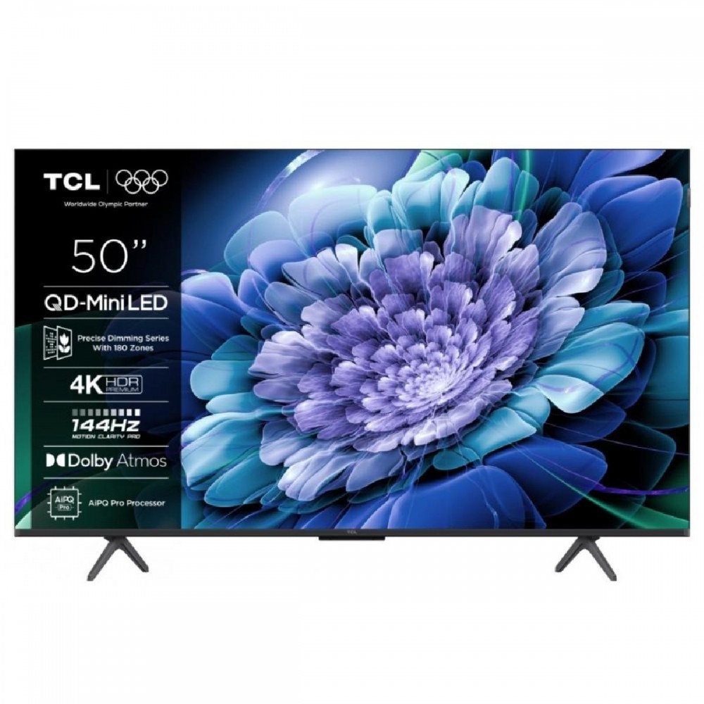 TCL 50C61K Smart TV 4K UHD Mini LED HDR 2025 50