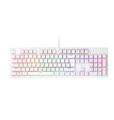 Genesis Gaming Keyboard Thor 303 White US Mechanical RGB, Silent Switch, Hot Swap (NKG-1879) (GNSNKG-1879)
