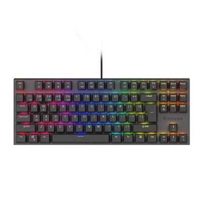 Genesis Gaming Keyboard Thor 303 Tkl Black US Mechanical RGB, Silent Switch, Hot Swap (NKG-1881) (GNSNKG-1881) Genesis Gaming Keyboard Thor 303 Tkl Black US Mechanical RGB, Silent Switch, Hot Swap (NKG-1881) (GNSNKG-1881)